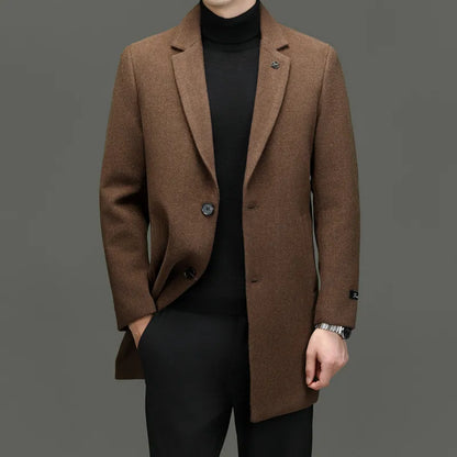 Men’s Harrington Wool-Blend Coat
