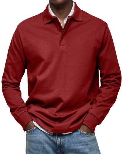 Heravis | Luxury Long-Sleeve Polo