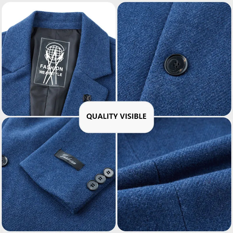 Men’s Harrington Wool-Blend Coat