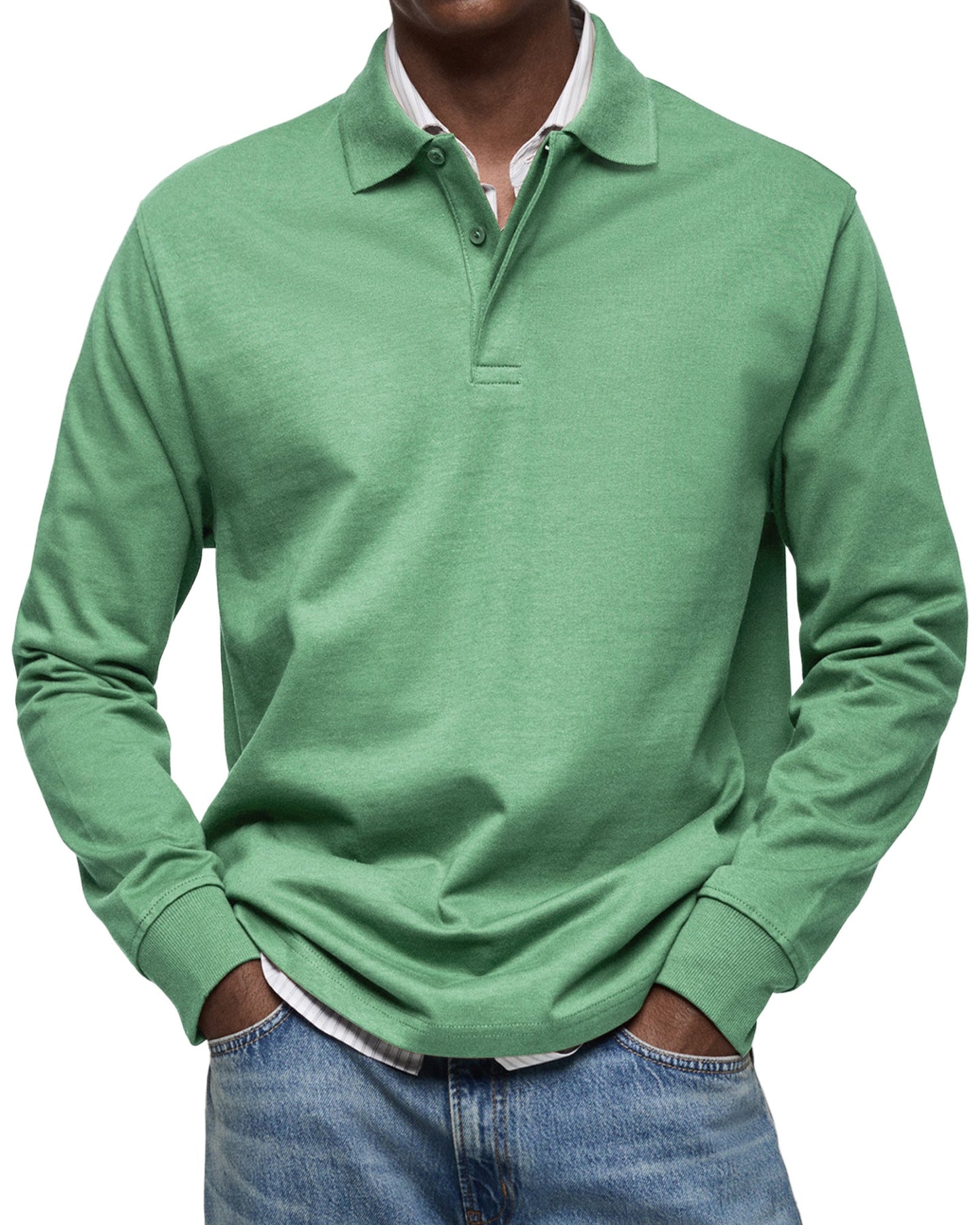 Heravis | Luxury Long-Sleeve Polo