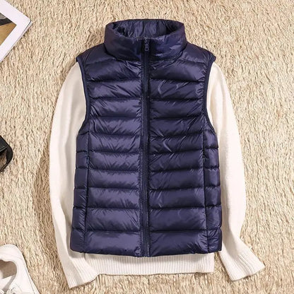 Milcah | Ultra Light Down Sleeveless Puffer Vest