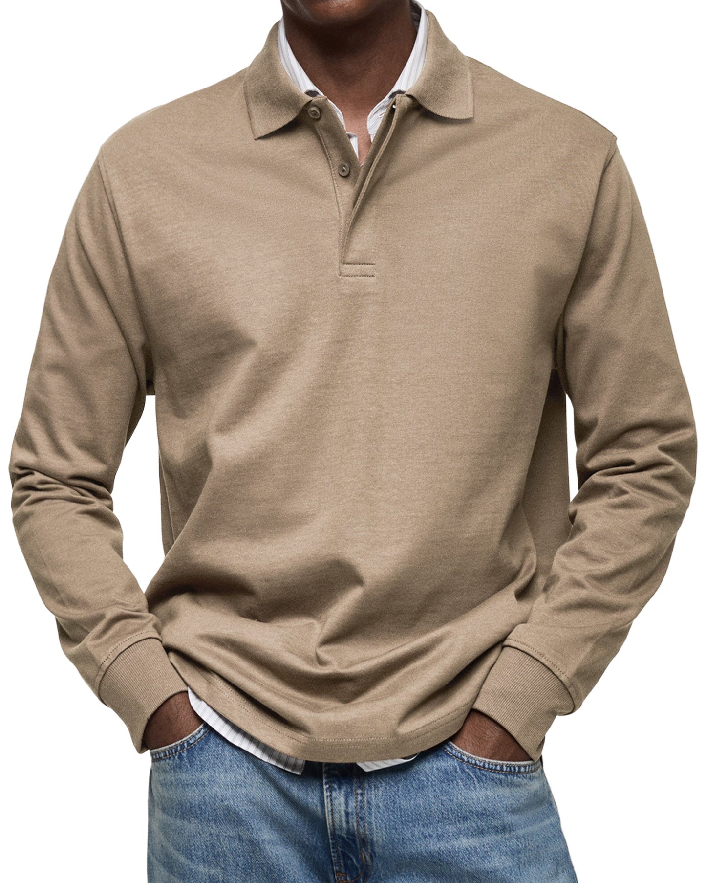 Heravis | Luxury Long-Sleeve Polo