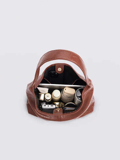 YAYA Distressed Leather Tote