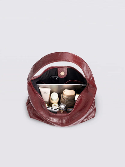 YAYA Distressed Leather Tote