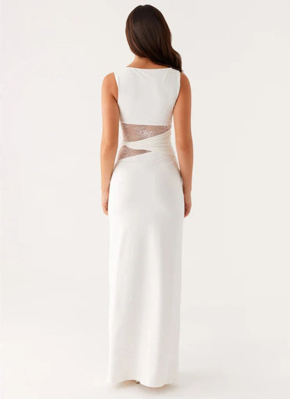 Leni | Maxi dress with cut-outs and lacing