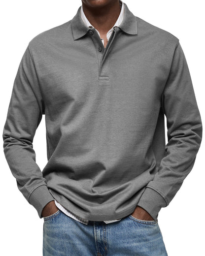Heravis | Luxury Long-Sleeve Polo