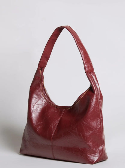 YAYA Distressed Leather Tote