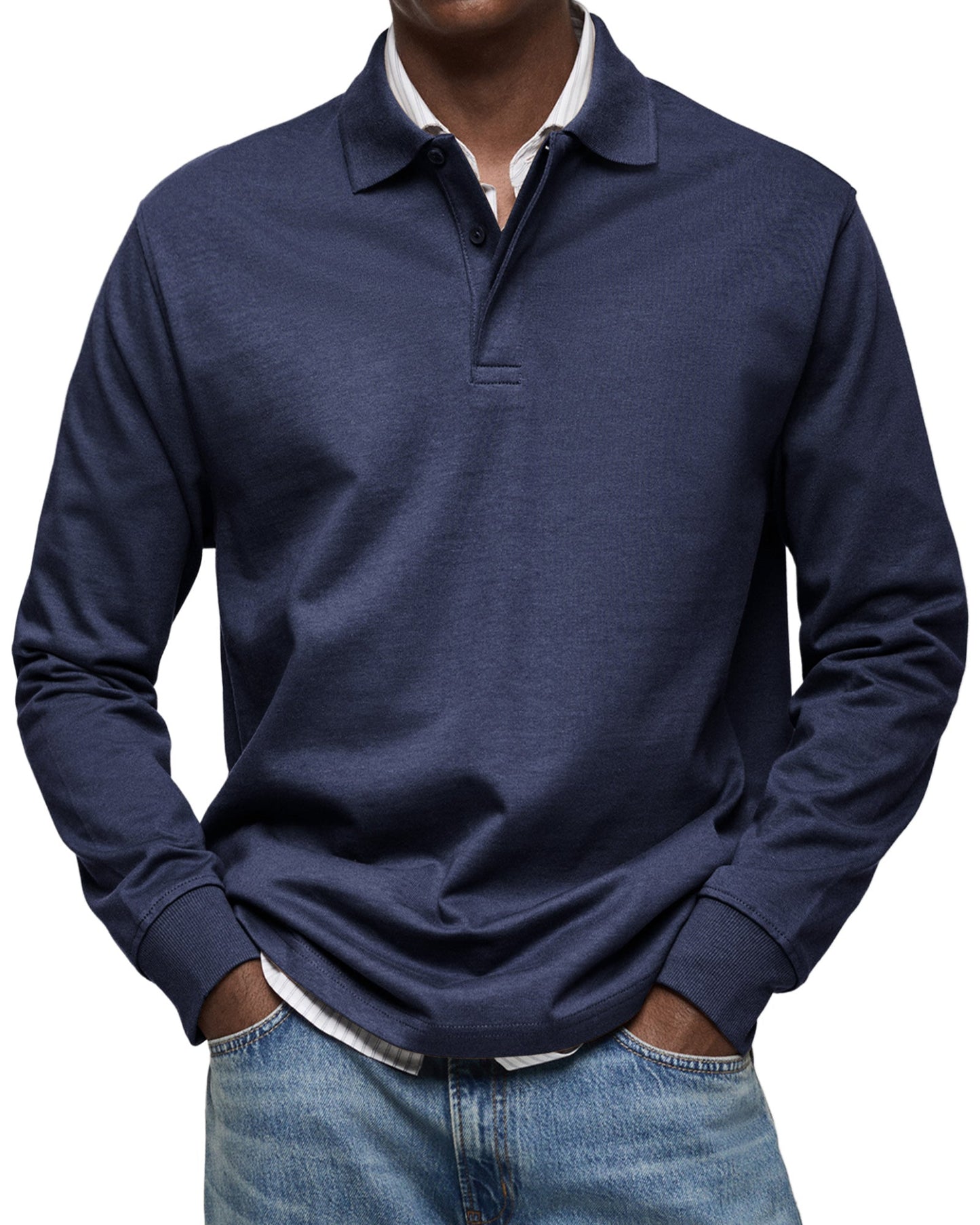 Heravis | Luxury Long-Sleeve Polo