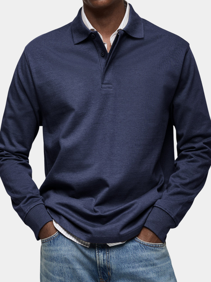 Heravis | Luxury Long-Sleeve Polo
