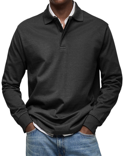 Heravis | Luxury Long-Sleeve Polo