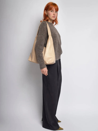 YAYA Distressed Leather Tote