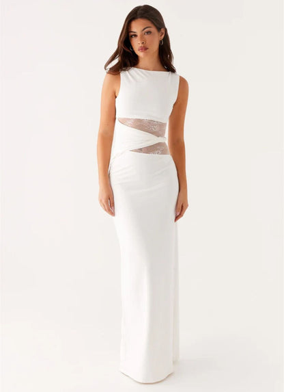 Leni | Maxi dress with cut-outs and lacing