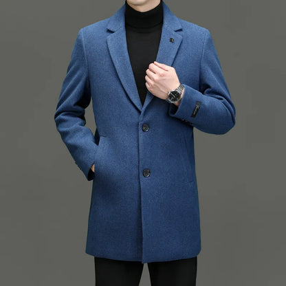Men’s Harrington Wool-Blend Coat