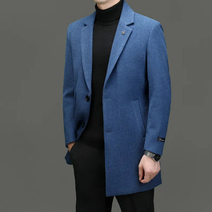 Men’s Harrington Wool-Blend Coat