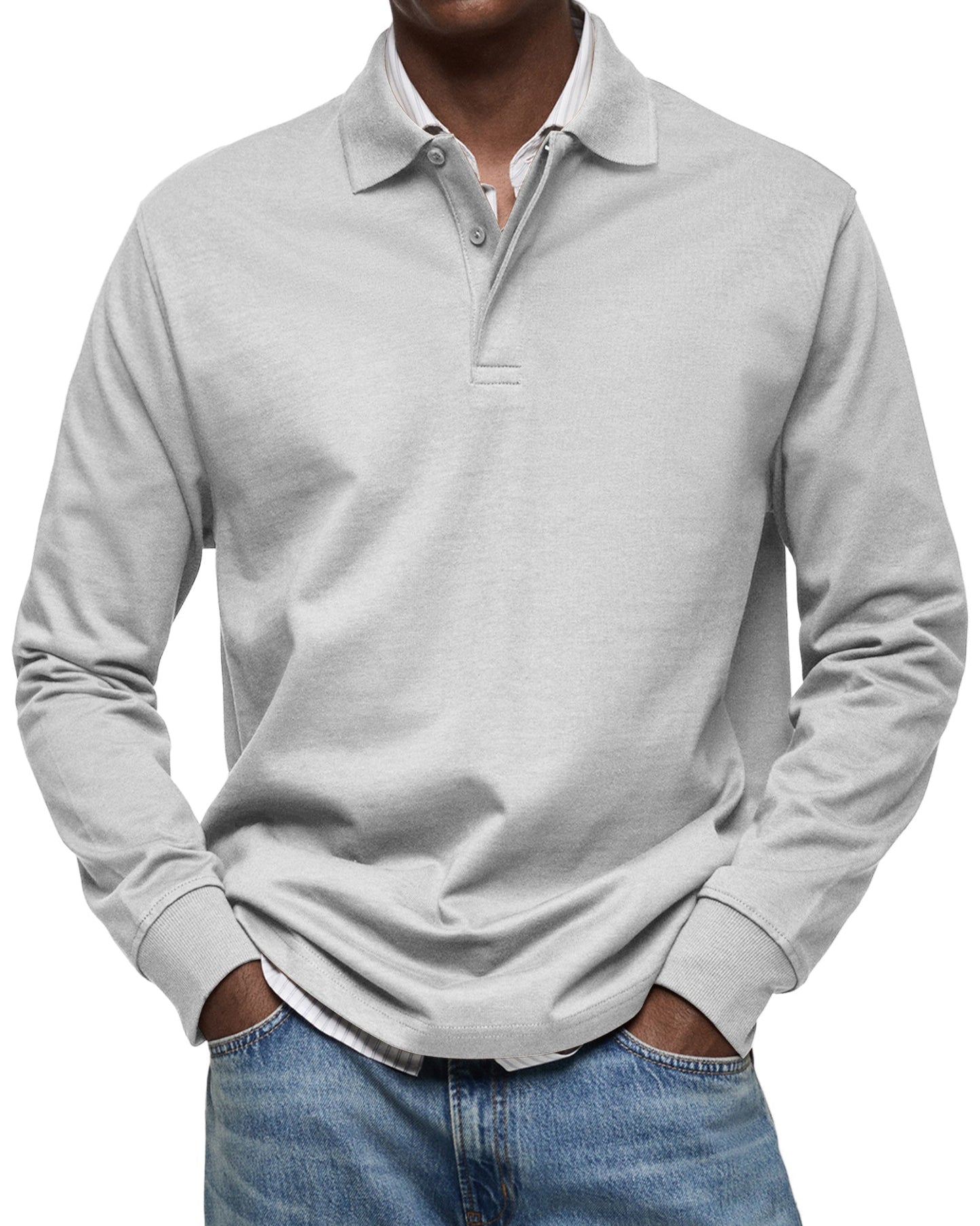 Heravis | Luxury Long-Sleeve Polo