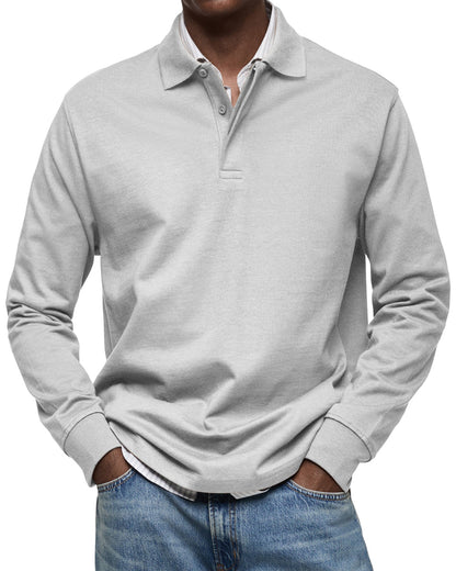 Heravis | Luxury Long-Sleeve Polo