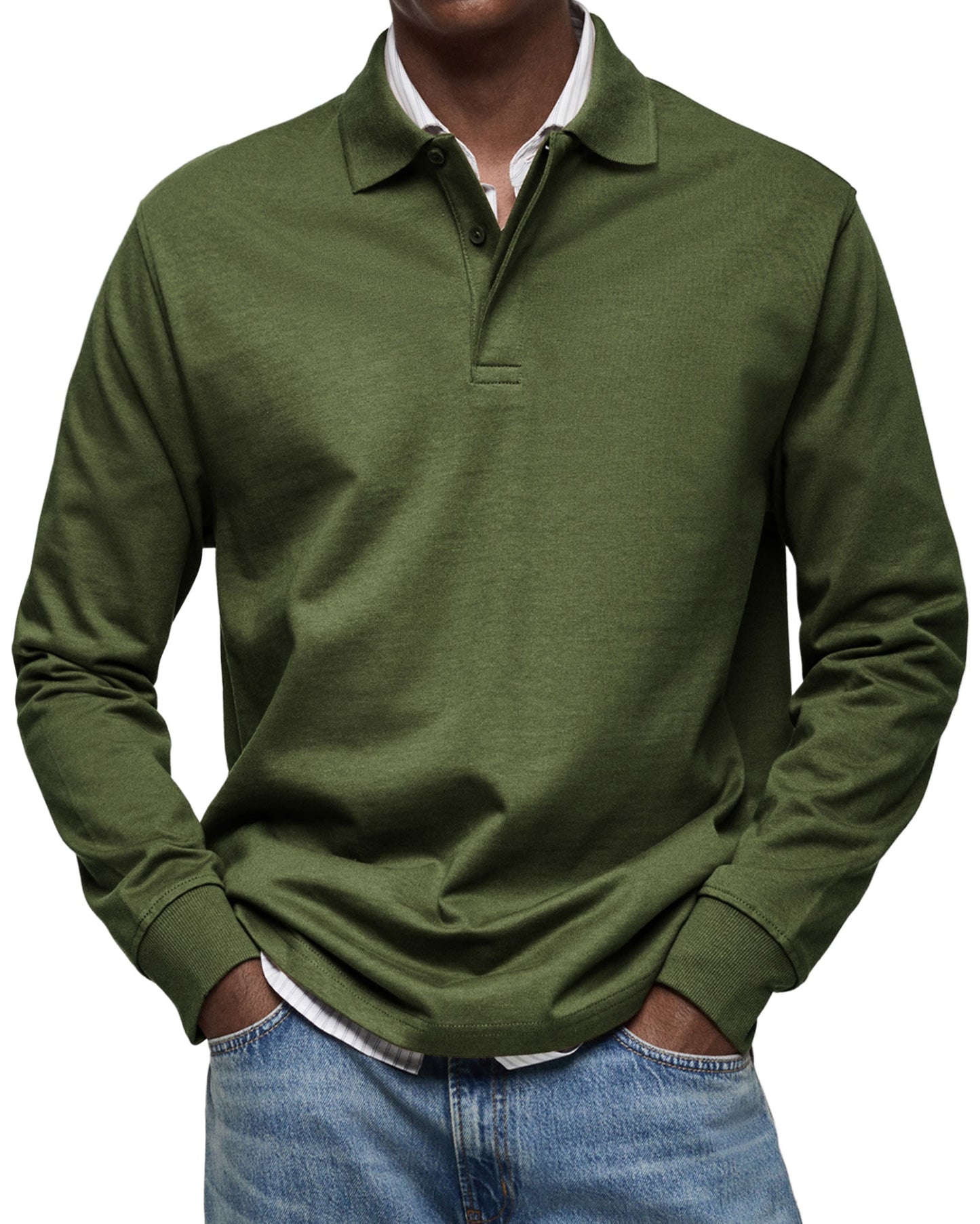 Heravis | Luxury Long-Sleeve Polo