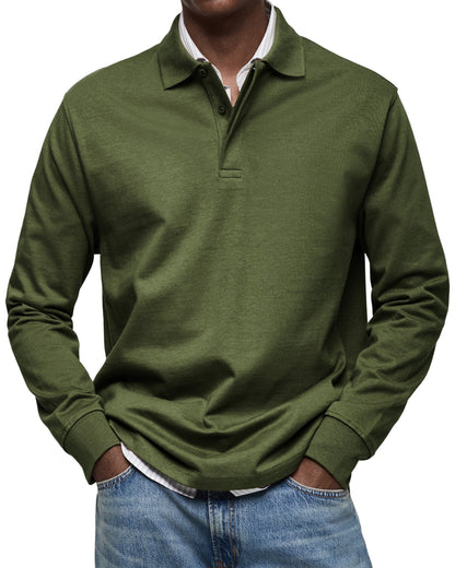 Heravis | Luxury Long-Sleeve Polo