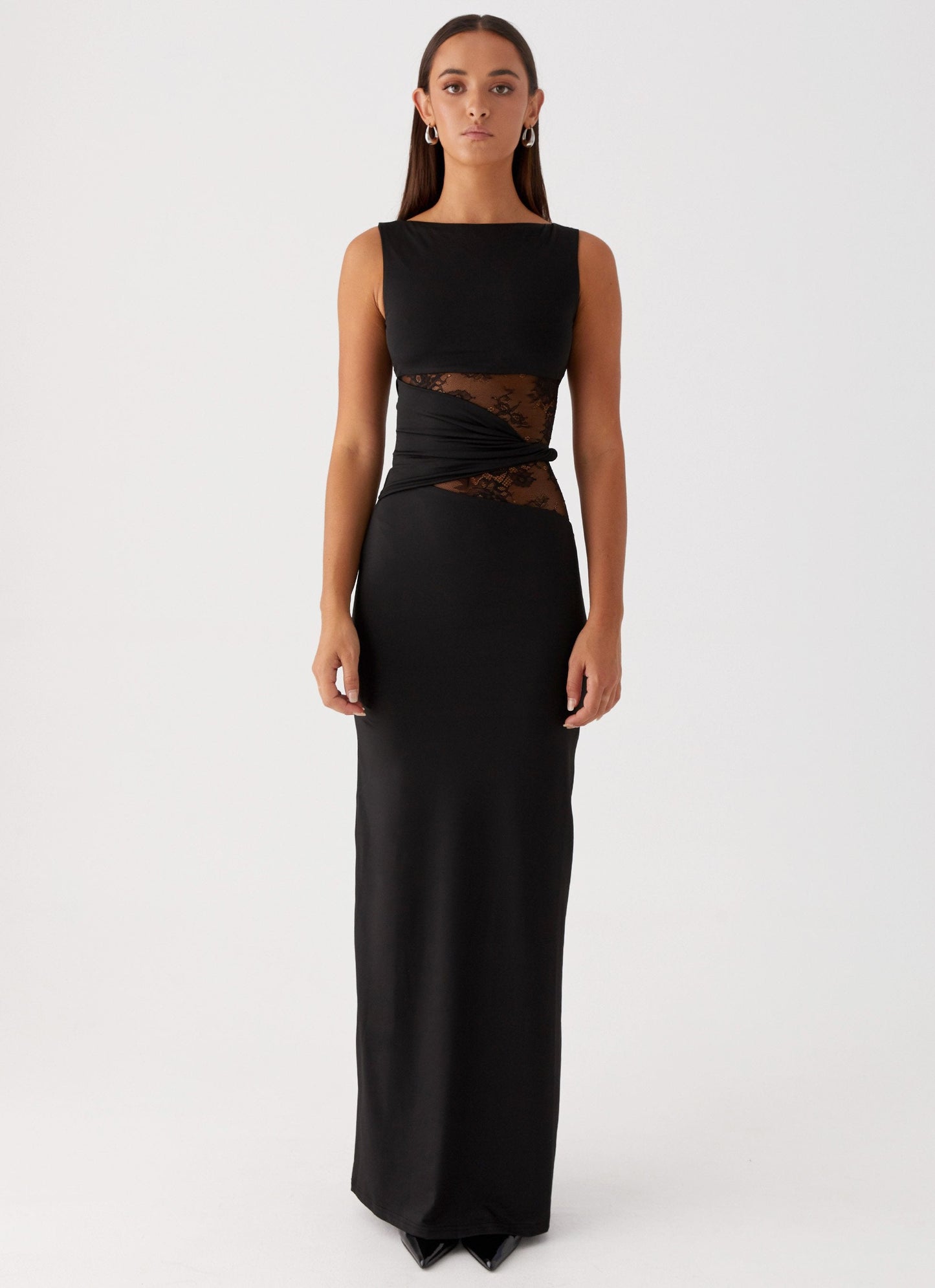 Leni | Maxi dress with cut-outs and lacing