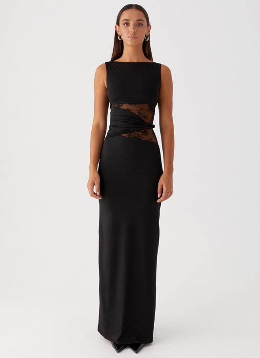 Leni | Maxi dress with cut-outs and lacing