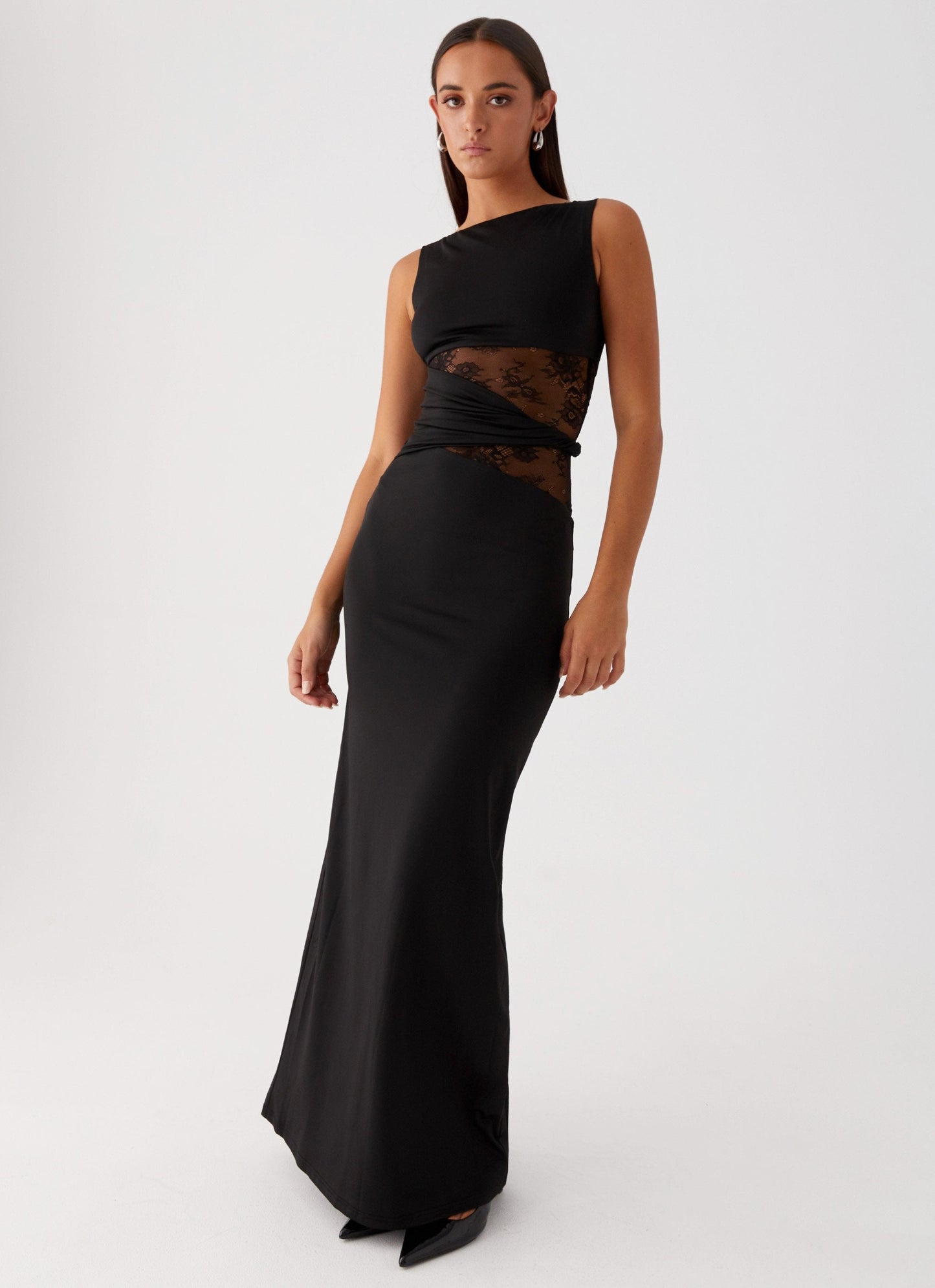 Leni | Maxi dress with cut-outs and lacing