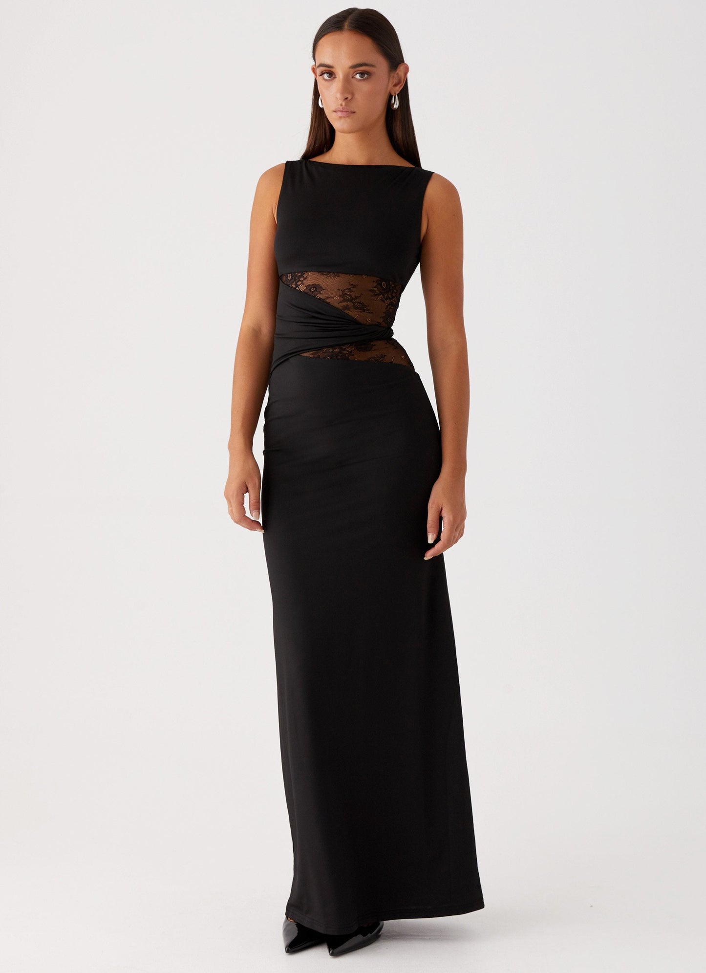 Leni | Maxi dress with cut-outs and lacing