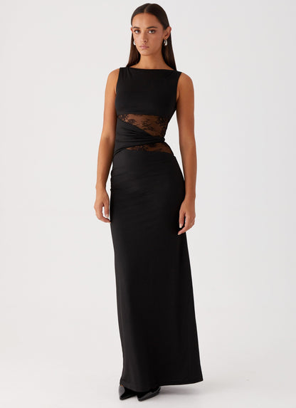 Leni | Maxi dress with cut-outs and lacing