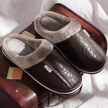 Elegant Leather Comfort Slides