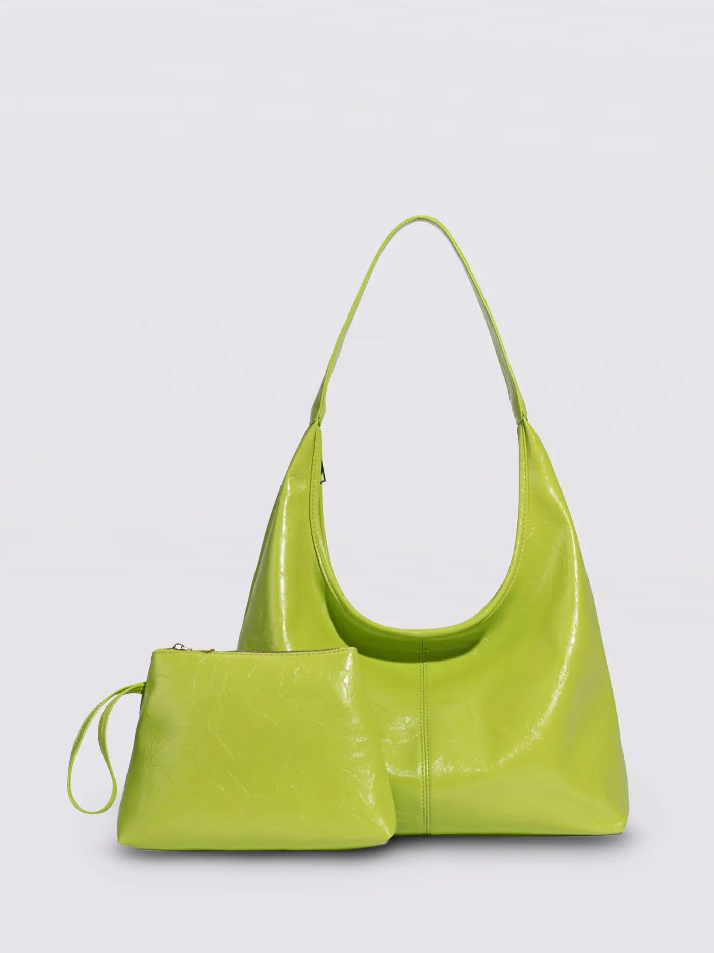 YAYA Distressed Leather Tote