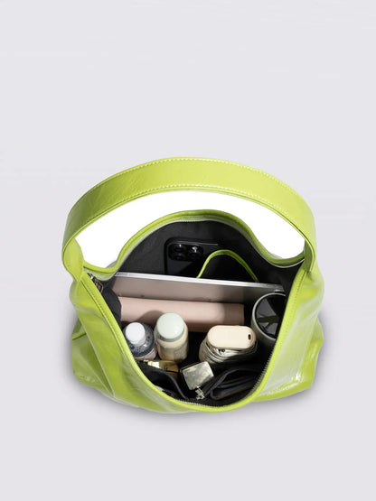 YAYA Distressed Leather Tote