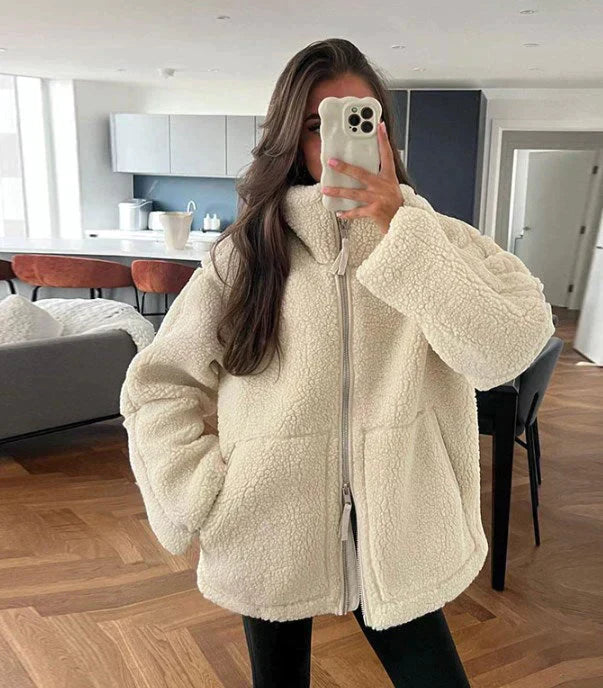 Oversized Teddy Coat