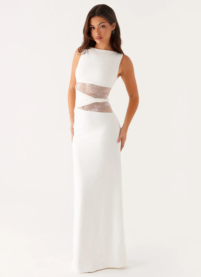 Leni | Maxi dress with cut-outs and lacing