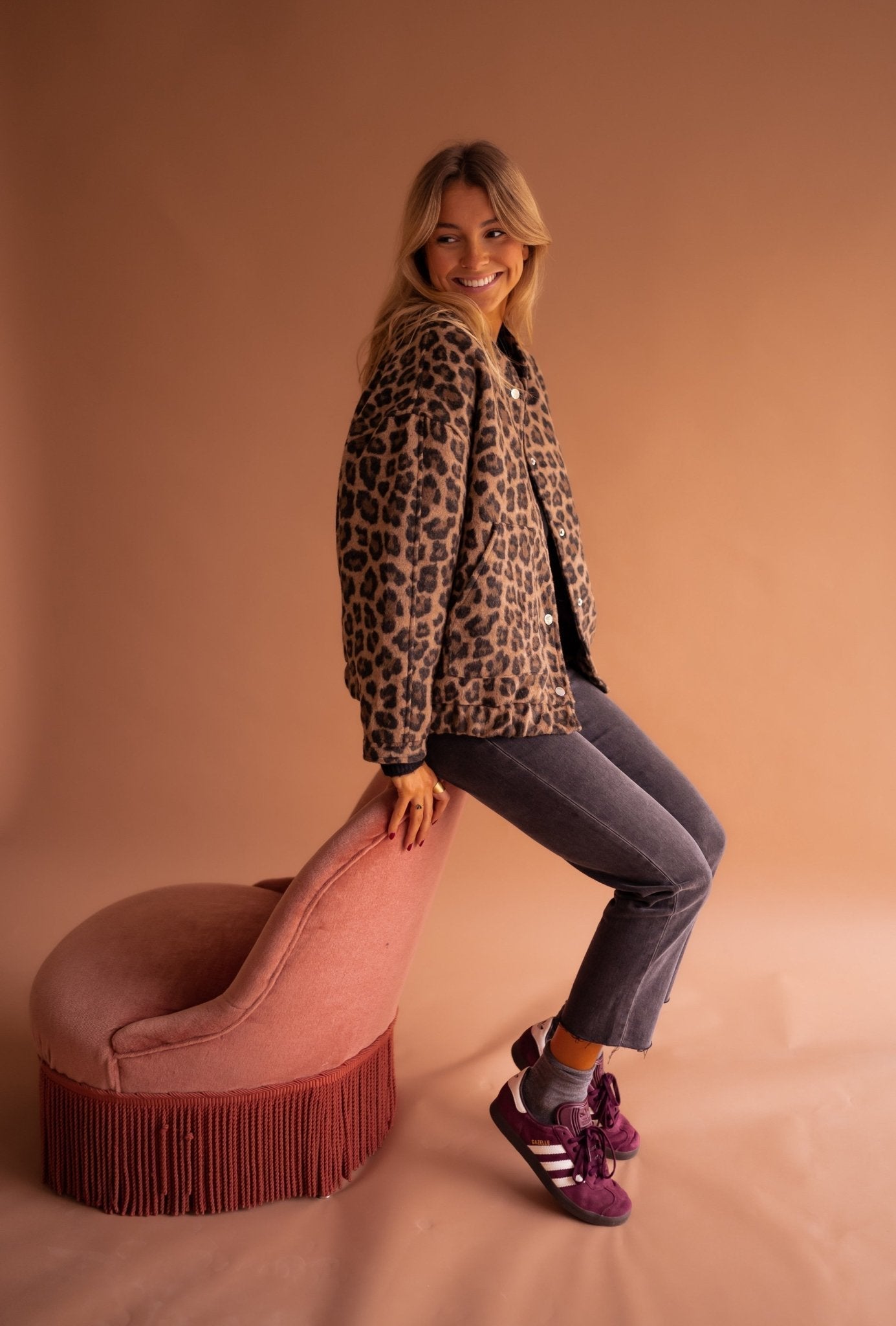 Charlotte | Chic Leopard Jacket